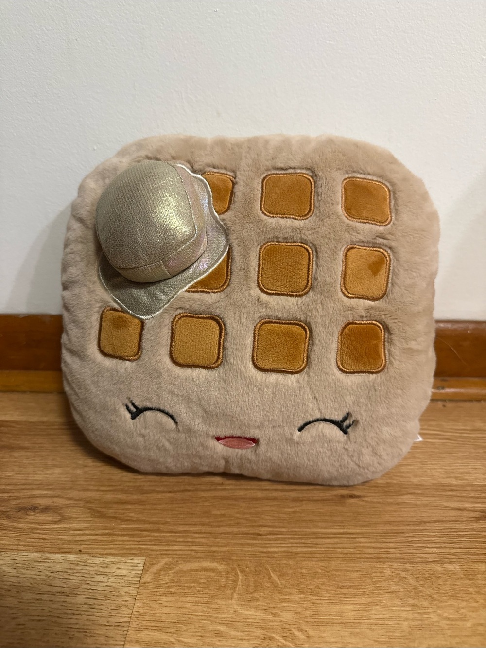 CUTE Russ Snackeez Waffle Butter Plush 8" Stuffed Toy Breakfast Food